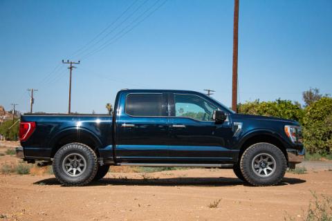 2021-2024 Ford F-150 0-1 Inch Lift Rear V.S. 2.5 Aluminum Series Shock Absorbers Piggyback Reservoir W/ CDEV Pair Icon Vehicle Dynamics