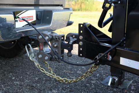 The Boss Torsion Flex 2 Inch Shank 12.5 Inch Drop 1.7K TW 16K Hitch &amp; GH-051 Dual-Ball &amp; GH-0100 Stabilizer Kit Gen Y Hitch