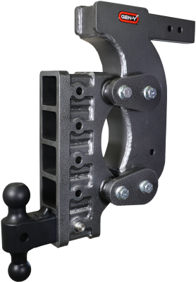The Boss Torsion Flex 2.5 Inch Receiver 18 Inch Drop 2.4K TW 21K Hitch &amp; GH-061 Dual-Ball &amp; GH-0101 Stabilizer Kit Gen Y Hitch