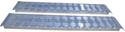 1 Pair Extreme Duty 10 Foot Aluminum Loading Ramps 15 Inch x 120 Inch 7K Capacity Per Ramp Gen Y Hitch