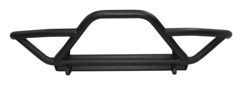 Black Textured Front Tube Bumper w/ Stinger for YJ &amp; TJ Wranglers RT Off Road