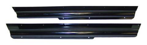 Rocker Panel Guards for 1997-2006 Jeep TJ Wrangler, Black Gloss, w/Hardware RT Off Road