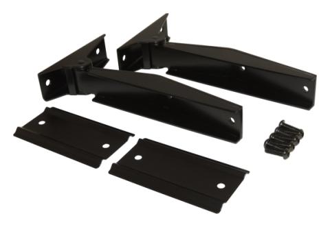 Tailgate Hinge 1997-2006 TJ Wrangler Matte Black Powder Coated 2 Hinges And Hardware RT Off Road