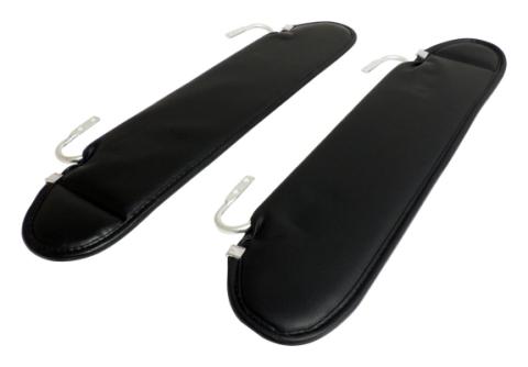 Windshield Visor 1987-1995 YJ Wrangler 2 Black Sun Visors Mounts w/Original Hardware RT Off Road