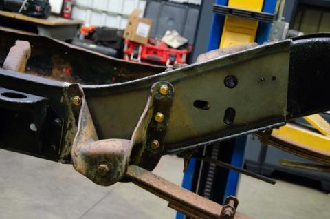 Leaf Spring Frame Section Passenger Side For 1973-1991 Chevy/GMC K5 Blazer/Jimmy Rust Buster