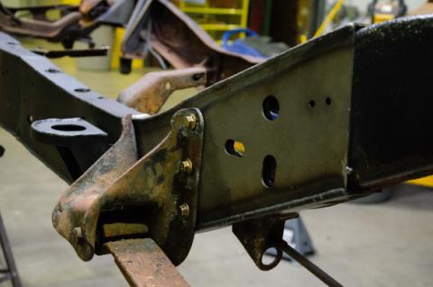 Leaf Spring Frame Section Passenger Side For 1973-1991 Chevy/GMC K5 Blazer/Jimmy Rust Buster