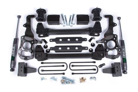21-24 Ford F-150 2WD 6 Inch Lift Kit 3.25 Inch Rear Lift Block Spacer Front Fox Adv Series Rear Zone Offroad