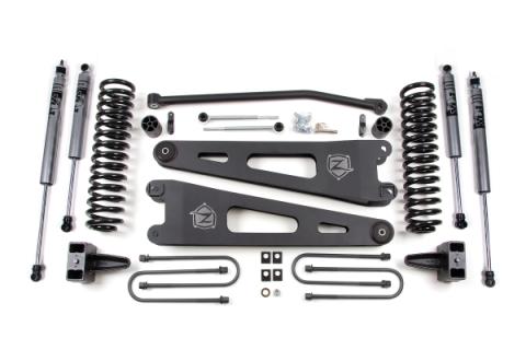 05-07 Ford F-250/F-350 Super Duty 4 Inch Radius Arm Lift Kit Diesel Fox Adventure Shocks Zone Offroad