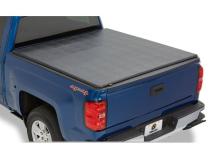 Soft Tri-Fold Tonneau Cover EZ-Fold For Nissan 2005-2024 Frontier 5.0 Foot Black Tailgate Spoiler Not Included Bestop