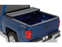 Soft Tri-Fold Tonneau Cover EZ-Fold For Nissan 2004-2021 Titan 5.5 Foot Black Tailgate Spoiler Not Included Bestop