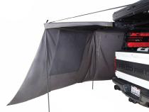 HD Nomadic 180 - LTE Awning Wall, Universal, Grey Body, Green Trim W/Storage Bag Overland Vehicle Systems