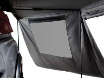 HD Nomadic 180 - LTE Awning Wall, Universal, Grey Body, Green Trim W/Storage Bag Overland Vehicle Systems