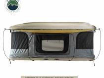 HD Bundu 3 - Hard Shell Pop Up Roof Top Tent, 3 Person, Grey Body and Black Rainfly Overland Vehicle Systems