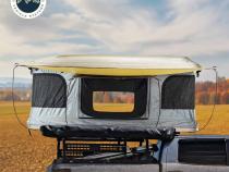 HD Bundu 3 - Hard Shell Pop Up Roof Top Tent, 3 Person, Grey Body and Black Rainfly Overland Vehicle Systems
