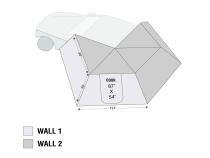 Overland Vehicle Systems Freestanding Driver Nomadic 270LT Awning Wall 2 Overland Vehicle Systems