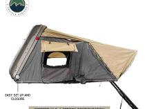 HD Bundu 4 - Hard Shell Roof Top Tent, 4 Person, Grey Body and Black Rainfly Overland Vehicle Systems