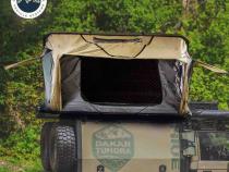 HD Bundu 4 - Hard Shell Roof Top Tent, 4 Person, Grey Body and Black Rainfly Overland Vehicle Systems
