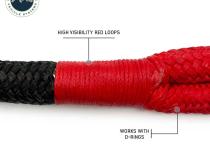 Brute Kinetic Recovery Rope 5/8 Inch x 20 Foot With Storage Bag Overland Vehicle Systems