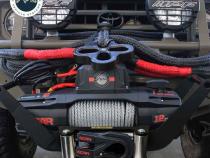 SCAR 12 - 12,000 lb. Winch With Steel Cable and Wireless Remote Overland Vehicle Systems