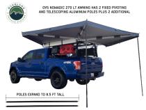 270 Degree Awning Free Standing - Nomadic 270 LT - Dark Gray Overland Vehicle Systems