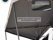 HD Nomadic 180 LTE - Awning, Grey Body, Green Trim and Black Travel Cover Overland Vehicle Systems
