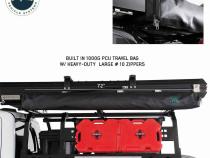 HD Nomadic 180 LTE - Awning, Grey Body, Green Trim and Black Travel Cover Overland Vehicle Systems