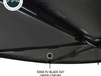 XD Nomadic 270 - Awning W/Lights and Black Out , Passenger Side, Black Body, Black Trim and Black Travel Cover Overland Vehicle Systems