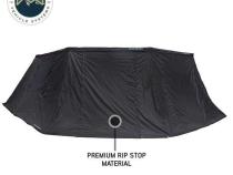 XD Nomadic 270 - Awning Wall 3 W/Black Out, Driver Side, Black Body, Black Trim W/Storage Bag Overland Vehicle Systems