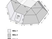 XD Nomadic 270 - Awning Wall 3 W/Black Out, Driver Side, Black Body, Black Trim W/Storage Bag Overland Vehicle Systems