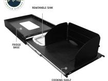 Large Refrigerator Tray and Sink Organizer Overland Vehicle Systems
