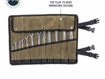 Large Wrench Tool Roll (24 Slot) Number 16 Waxed Canvas Overland Vehicle Systems
