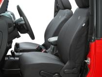 Jeep Wrangler Seat Covers For Jeep 2007-2012 Wrangler JK 4 Door Front Premium Vinyl Fabric Black Diamond Bestop