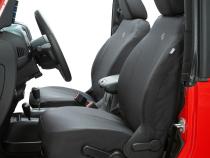 Jeep Gladiator Seat Covers For Jeep 2020-2023 Gladiator 4 Door Front Premium Vinyl Fabric Black Diamond Bestop