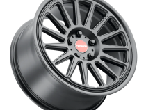 Aluminum Wheels 18x9.5 Grip 315B Satin Black Red and Black Logo Multi Spoke 25 Offset 5 on 114.3 Bolt Pattern 72.6 Bore Raceline
