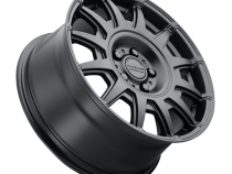 Aluminum Wheels 17x8 Aero 401B Satin Black Multi Spoke 40 Offset 5 on 100 Bolt Pattern 72.62 Bore Raceline