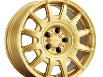 Aluminum Wheels 15x7 Aero 401GD Gold Multi Spoke 15 Offset 5 on 100 Bolt Pattern 72.62 Bore Raceline