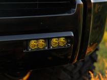 S2 Sport Fog Pocket Kit - 23-Present Toyota Sequoia (Wide Cornering: Baja Amber) Baja Designs