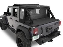 Jeep Wrangler Halftop Soft Tops For Jeep 2007-2018 Wrangler JK 4 Door Black Diamond Bestop