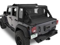 Jeep Wrangler Halftop Soft Tops For Jeep 2007-2018 Wrangler JK 4 Door Black Diamond Bestop