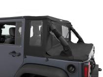 Jeep Wrangler Halftop Soft Tops For Jeep 2007-2018 Wrangler JK 4 Door Black Diamond Bestop
