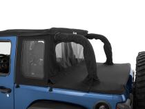 Jeep Wrangler Halftop Soft Tops For Jeep 2018-2023 Wrangler JL 2 Door Black Diamond Bestop