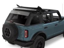 Trektop Slantback Soft Top For Ford 2021-2024 Bronco 4 Door No Raptor Black Diamond Premium Fabric Bestop