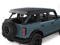 Trektop Slantback Soft Top For Ford 2021-2024 Bronco 4 Door No Raptor Black Diamond Premium Fabric Bestop
