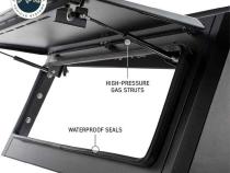 Expedition Truck Cap W/Full Wing Doors, Front and Rear Windows and 3rd Brake Light 19-24 Ram 1500 5.7 Foot Bed Overland Vehicle Systems