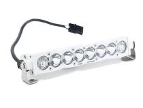 S8 White Straight LED Light Bar (10 Inch; Driving/Combo; Clear) Baja Designs