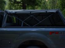 Supertop Truck Bed Cap 2 For Ford 2017-2024 F-250SD/F-350SD 6.8 Foot Black Diamond PVC Coated Sailcloth No Drill Bestop