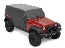 All Weather Jeep Trail Cover For Jeep 2007-2018 Wrangler JK 4 Door Black Bestop
