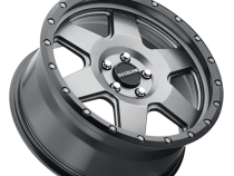 Aluminum Wheels 18x9 Boost 946G Satin Gunmetal Gray 6 Spoke -12 Offset 5 on 127 Bolt Pattern 83.82 Bore Raceline