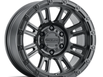 Aluminum Wheels 17x9 Compass 956B Satin Black -12 Offset 5 on 127 Bolt Pattern 78.1 Bore Raceline