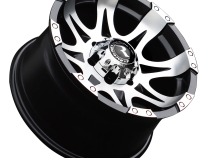 Aluminum Wheels 18x9 Raptor 982 Machined Face Black 20 Offset 8 on 165.1 Bolt Pattern 125 Bore Raceline